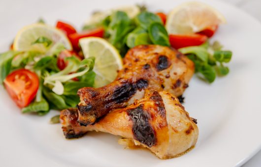 Pileći bataci u marinadi od meda i senfa