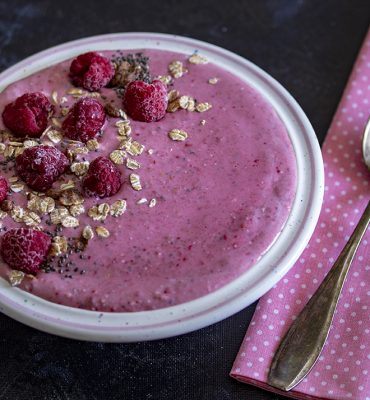 Smoothie - kefir i maline