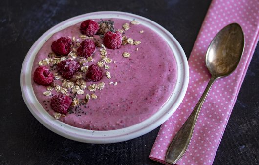 Smoothie - kefir i maline