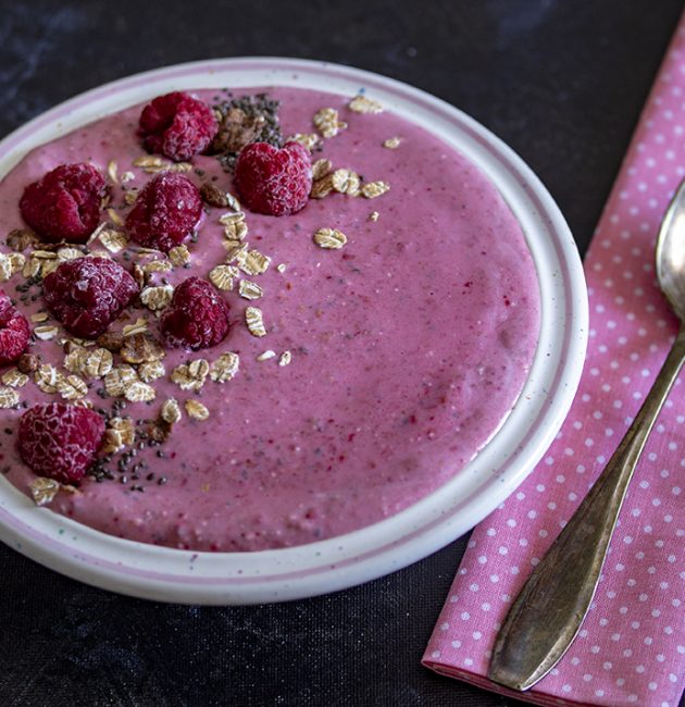 Smoothie - kefir i maline