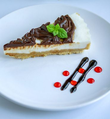 Panna cotta tart