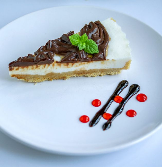 Panna cotta tart