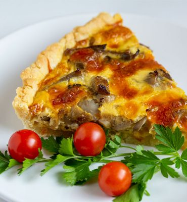 Quiche s gljivama