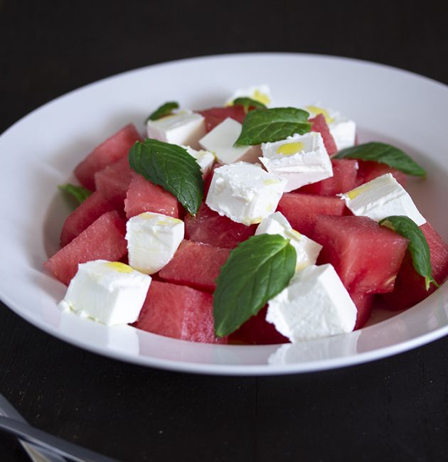 Salata s lubenicom i feta sirom