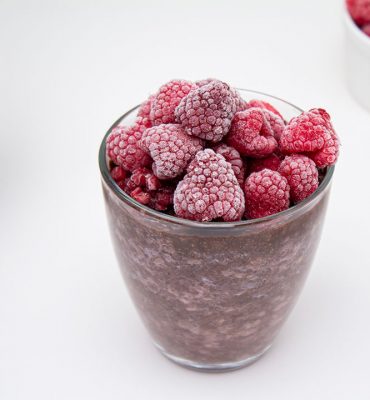 Chia puding s malinama