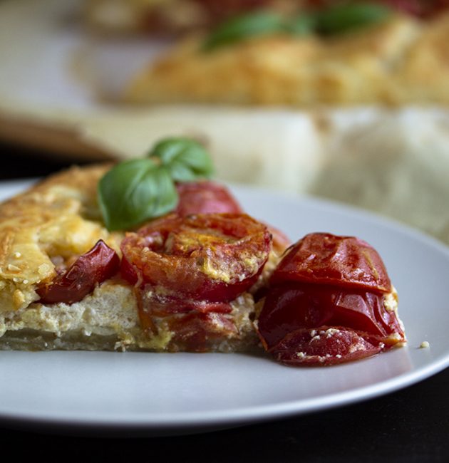 Galette s paradajzom