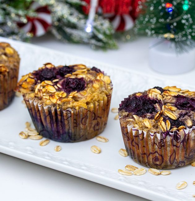 Muffini sa zobenim pahuljicama i borovnicom