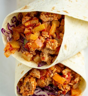 Burito s mljevenim mesom i krompirom