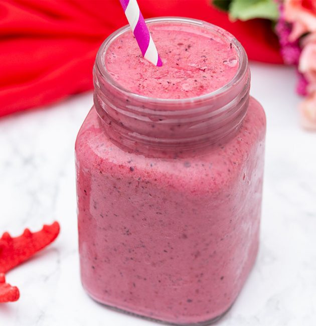 Smoothie - kupina, borovnica, višnja