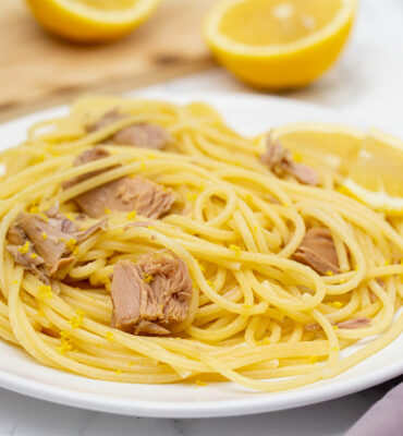 Spaghetti s tunom i limunom