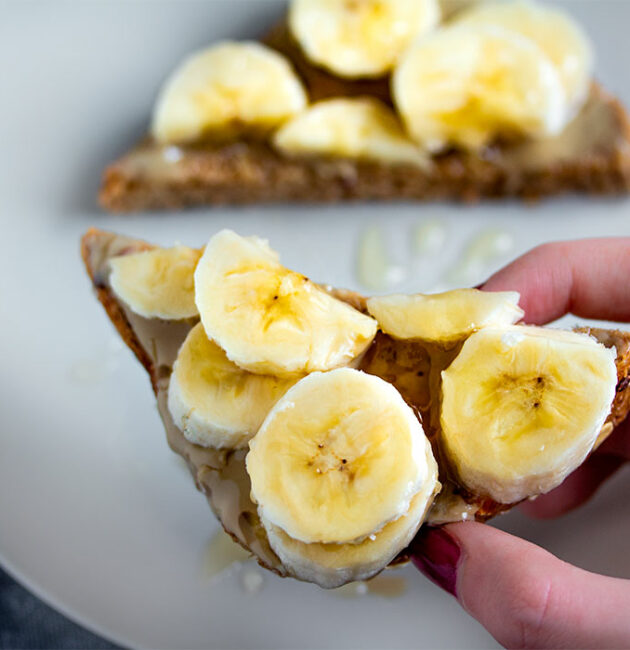 Tost - tahini, banana i med recept