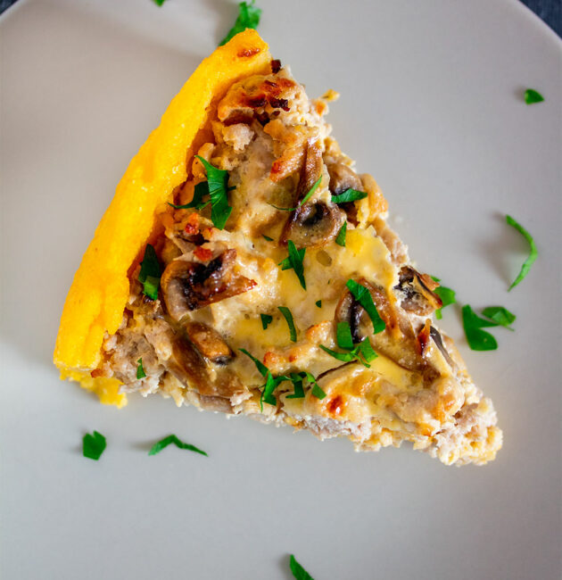 Palenta s mljevenom puretinom i šampinjonima recept