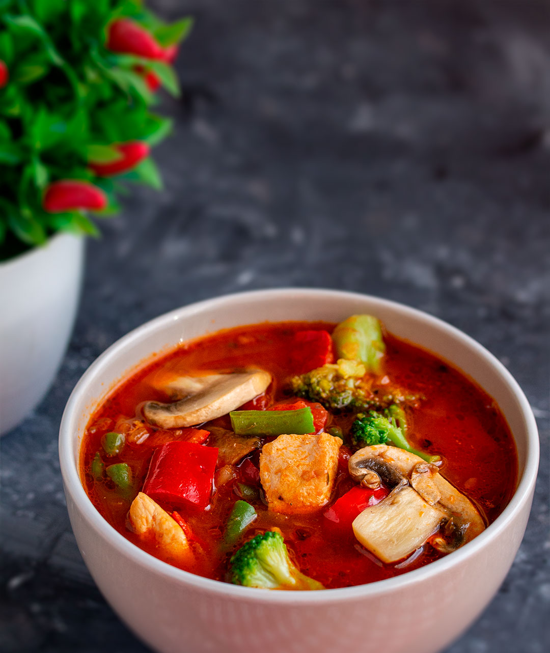 Supa s piletinom i povrćem recept
