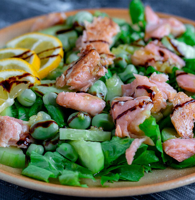 Salata s lososom recept