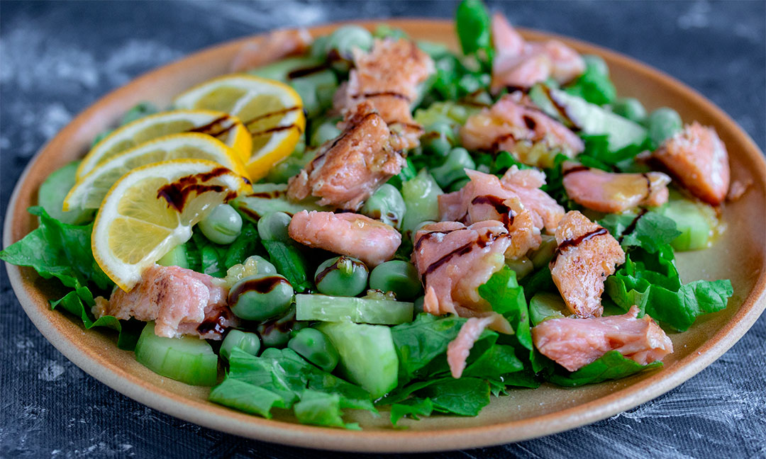 Salata s lososom recept