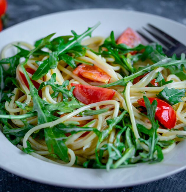 Spaghetti s rukolom recept
