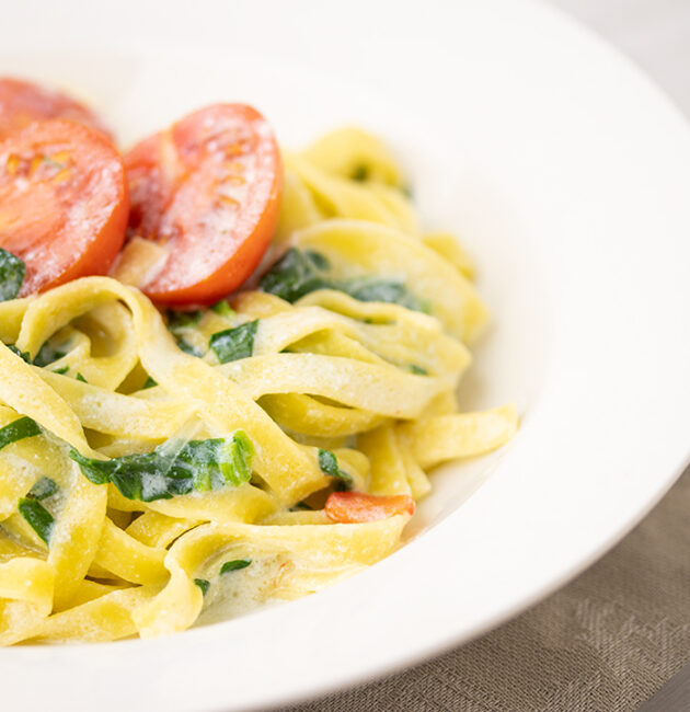 Tagliatelle s ricottom i špinatom recept