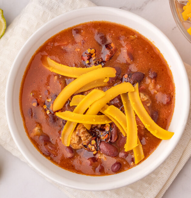 Chili s mljevenim mesom i crvenim grahom recept