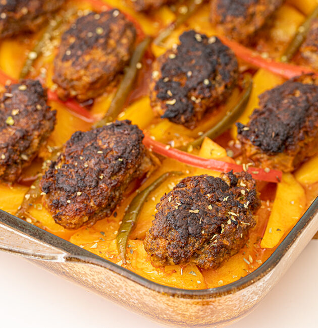 Kofte s krompirom i paprikama iz pećnice recept