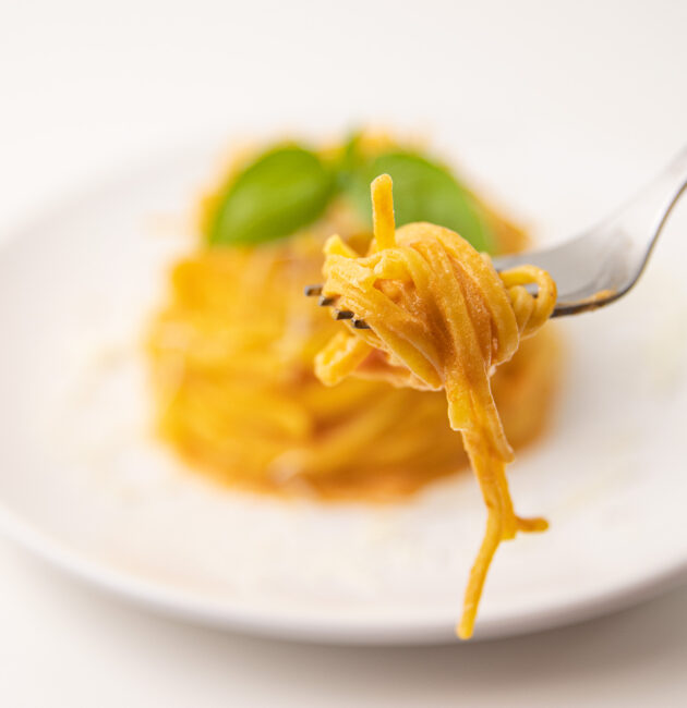 Tjestenina Taglierini sa umakom bolognese i parmezanom