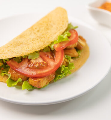 Tanki hljeb od crvene leće - flatbread
