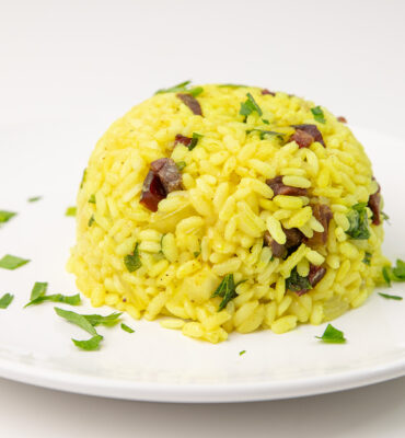 Riža sa suhim mesom i parmezanom