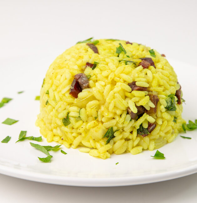 Riža sa suhim mesom i parmezanom