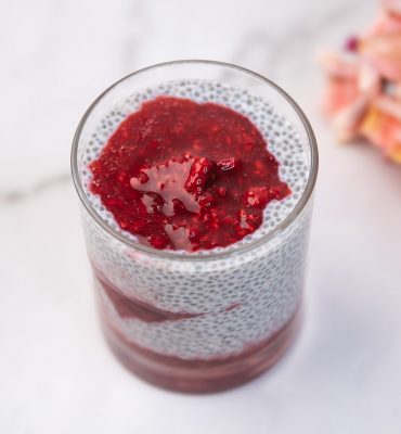 Puding od chia sjemenki i malina
