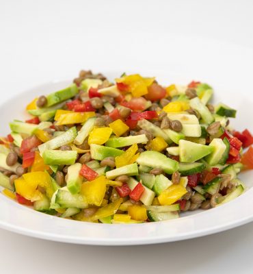Salata sa zelenom lećom