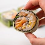 Domaći sushi sa lososom i krastavcem