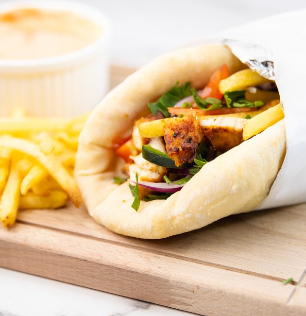 Gyros iz friteze na vrući zrak