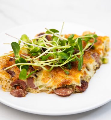 Jaja sa kobasicama i tikvicom