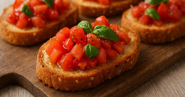 Bruschette – Prepečeni hljeb na 100 načina: Originalni italijanski recept i ideje za posluživanje