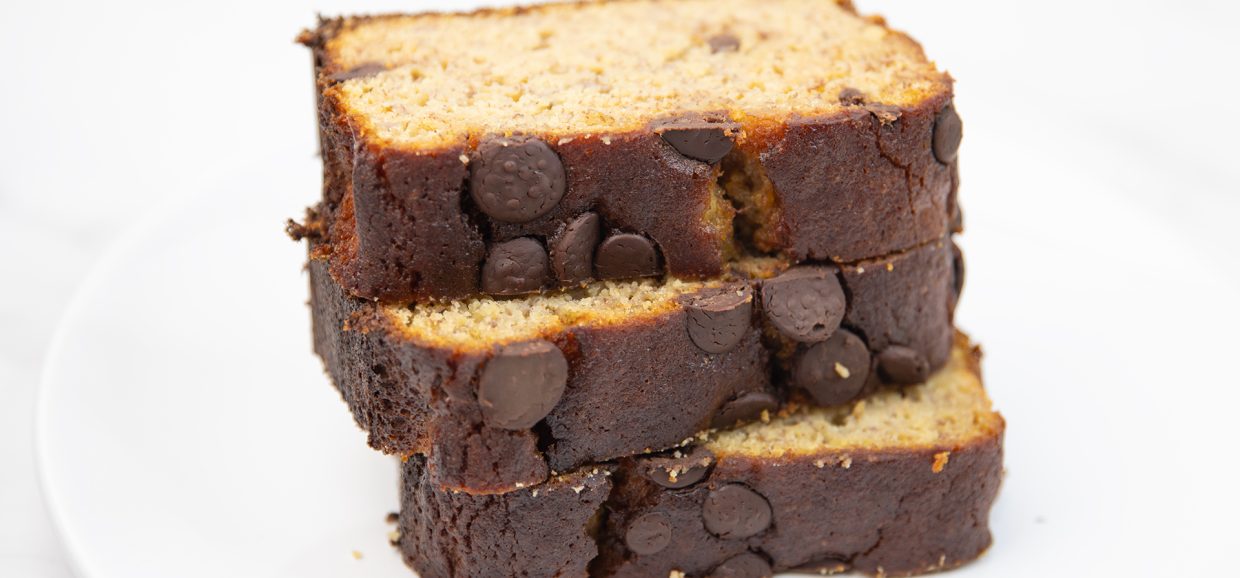 Hljeb od banane s brašnom od slanutka