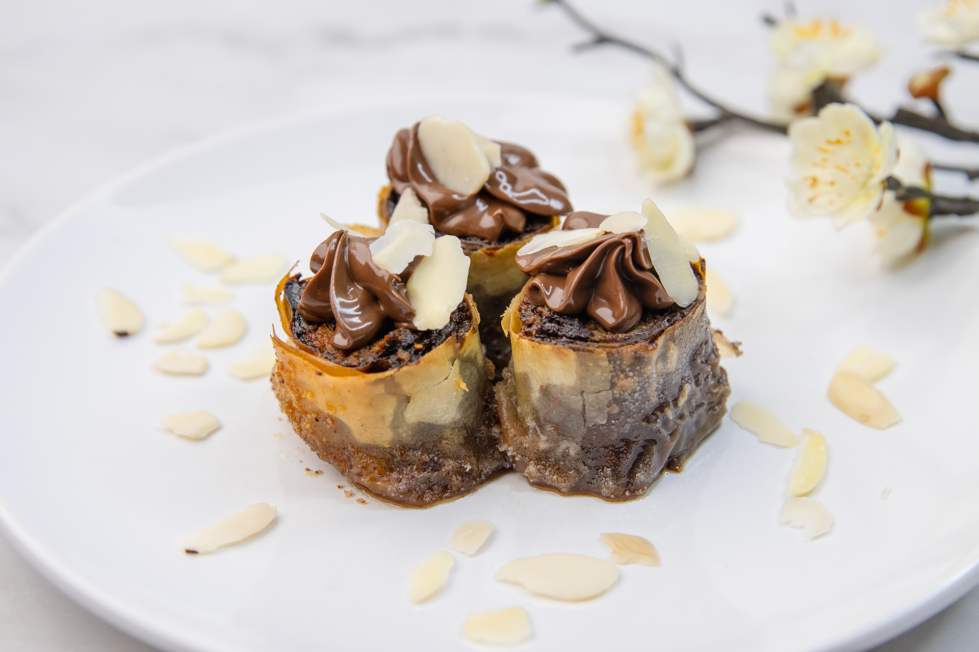 Ružice sa Nutellom i bademima