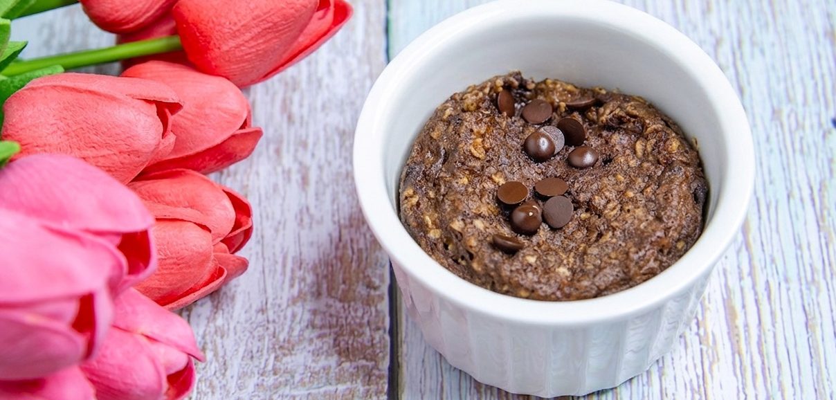 Brzi kolač od zobenih pahuljica iz mikrovalne