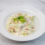 Salata od pečenih paprika i prase