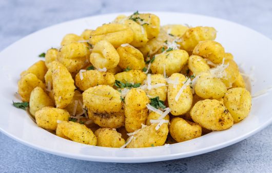 Njoke iz friteze na vrući zrak